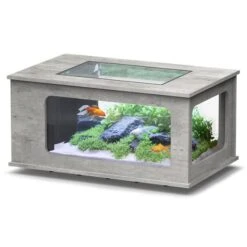 Aquatable 100 X 63 AQUATLANTIS Béton - Aquarium Équipé 177 L