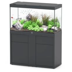 Sublime 120 X 50 LED AQUATLANTIS Gris Vésuve Laqué - Aquarium Equipé 333 L