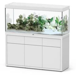 Sublime 150 X 50 AQUATLANTIS Blanc Laqué - Aquarium Equipé 419 L