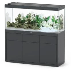 Sublime 150 X 50 AQUATLANTIS Gris Vésuve Laqué - Aquarium Equipé 419 L