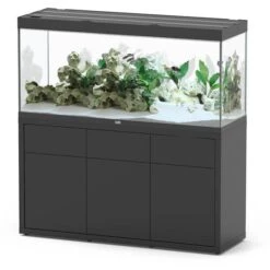 Sublime 150 X 50 AQUATLANTIS Noir Laqué - Aquarium Equipé 419 L