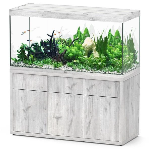 Sublime 150 X 60 AQUATLANTIS Chêne Blanc - Aquarium Equipé 545 L