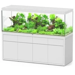 Sublime 200 X 70 AQUATLANTIS Blanc Laqué - Aquarium Equipé 853 L