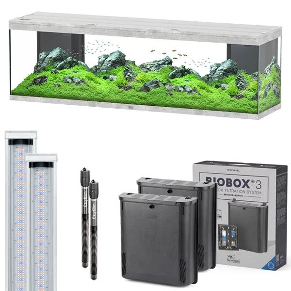 Splendid 200 AQUATLANTIS Béton - Aquarium Equipé 500 L – Image 2