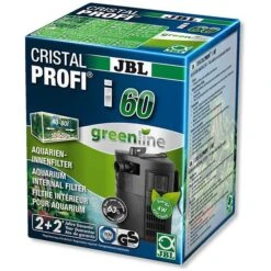 Filtre Interne JBL CristalProfi I60 Greenline - Pour Aquarium De 40L à 80 L