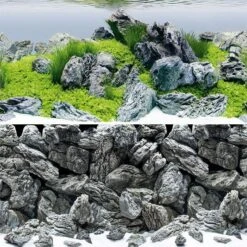 Poster De Fond Double Face Rock & AquaScape L - JUWEL 100 X 50 Cm