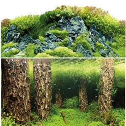 Poster De Fond Double Face Scaper's Hill / Scaper's Forest - HOBBY 120 X 50 Cm